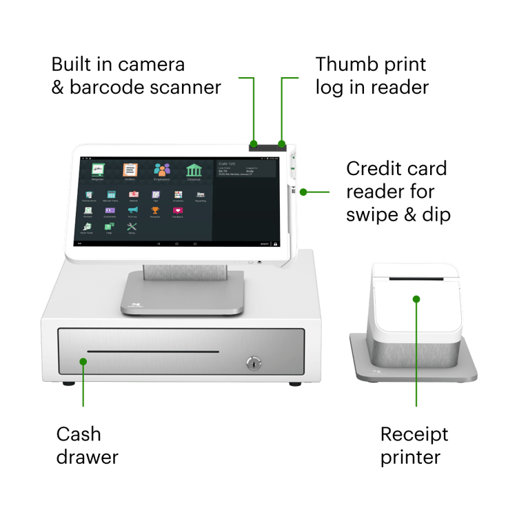 Clover Station Solo product detail diagram Clover Station Solo product detail diagram